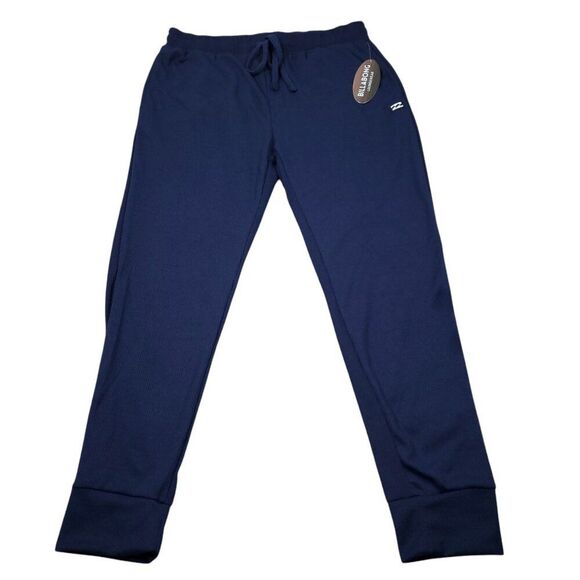 Billabong Loungewear Men's Large Blue Jogger Sleep Lounge Pants Super Soft - Picture 1 of 6